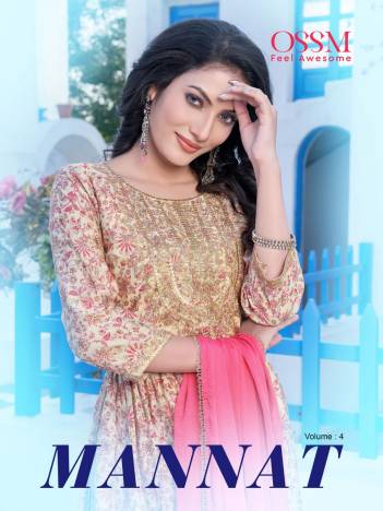 Mannat Vol 4 By Ossm Designer Readymade Salwar Kameez Collection